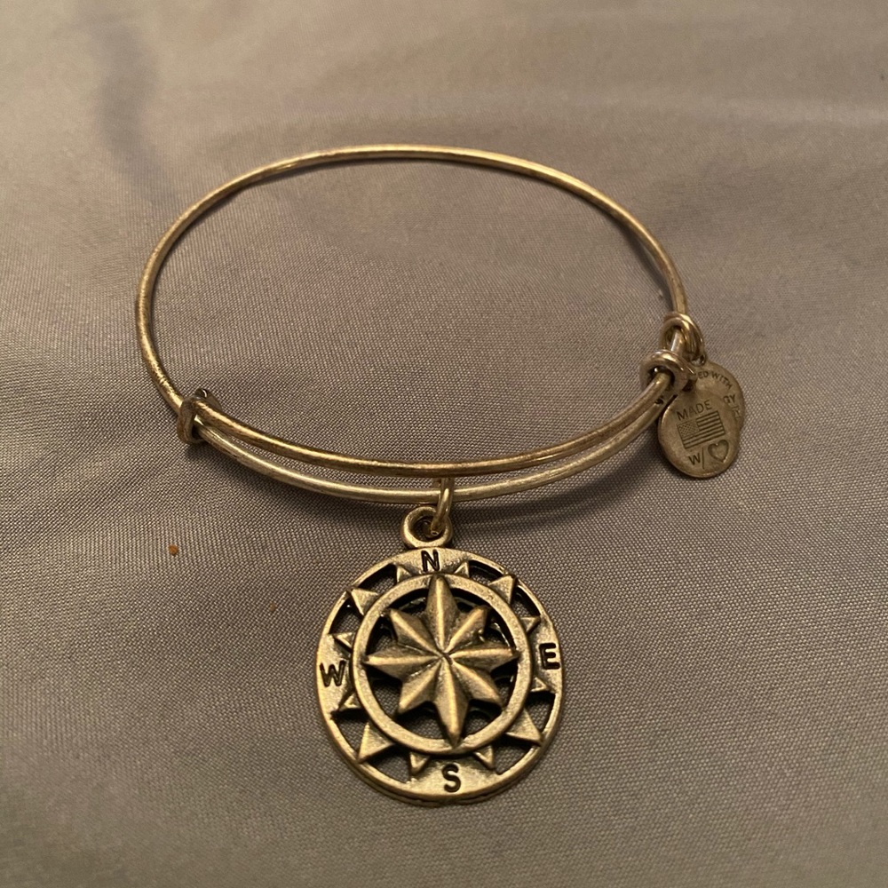 Alex and Ani compass bracelet